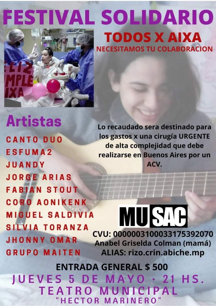 Festival Solidario Todos por Aixa. 